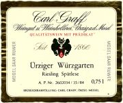 Carl Graff_Ürziger Würzgarten_spt 1983